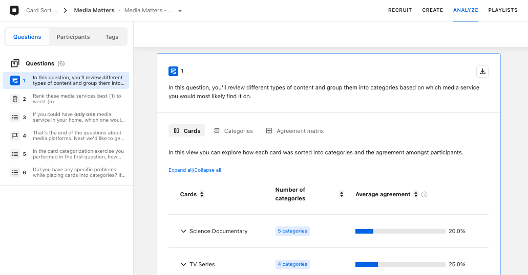 How to use Card Sorting questions in your Express Mission – dscout